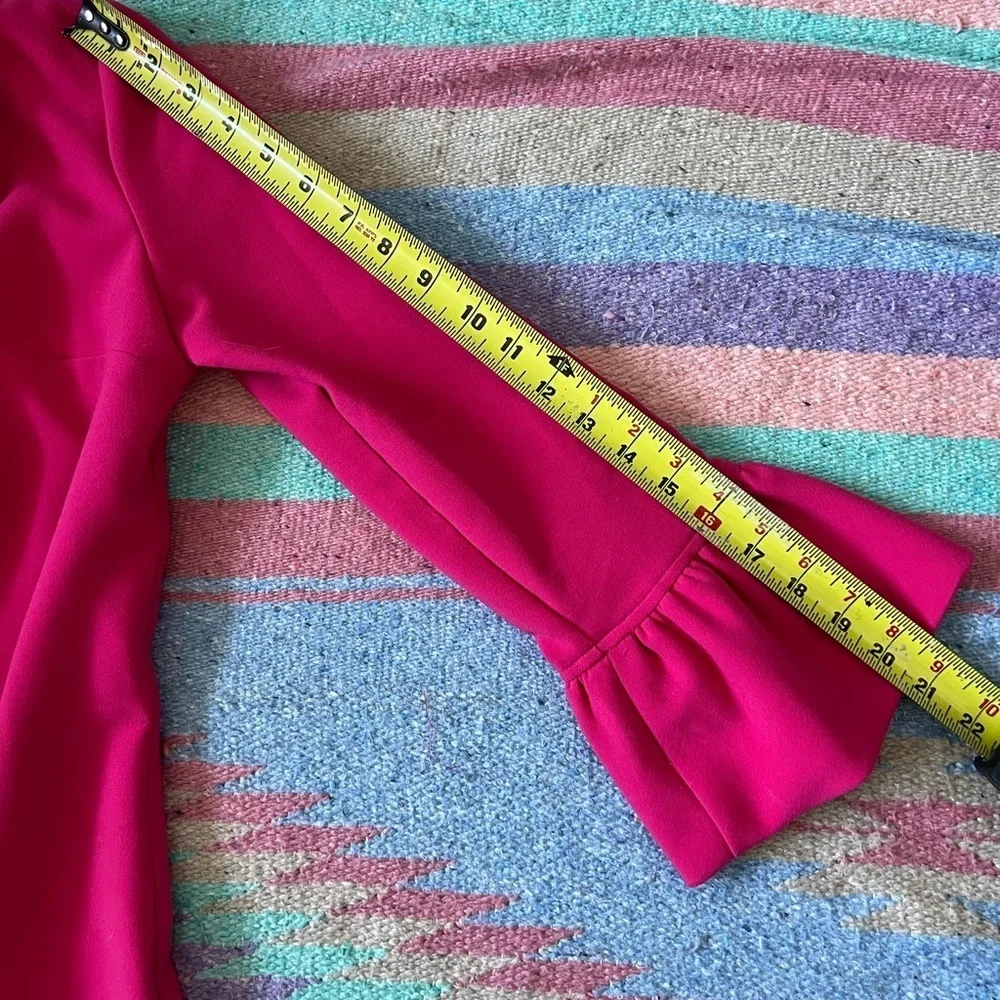 KIM AND PROPER San Francisco BELL SLEEVE PINK
DRESS - SIZE S - Picture 8 of 9